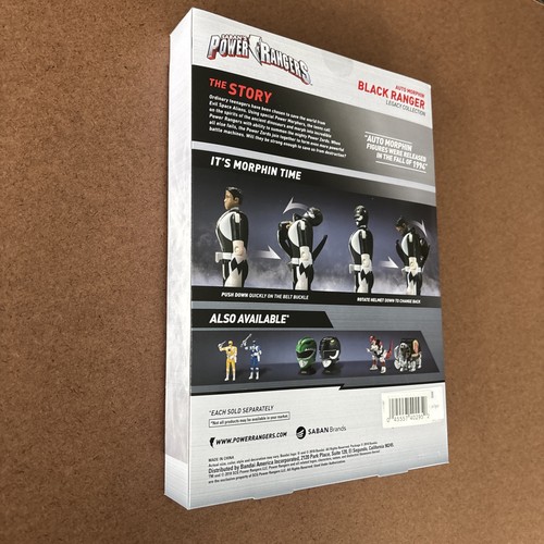 Figura Power Rangers Legacy Collection "Auto Morphin Black Ranger" (2018 NUEVA) - Imagen 12 de 17