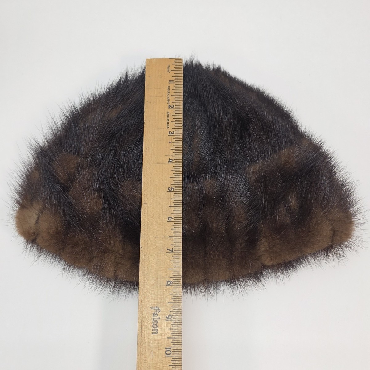 Vintage Genuine Mink Fur Hat Dark Brown Mahogany Cloche Pill Box Unbranded OS Mink Original Pillbox Eveningwear Vintage Hats for Women for  main image 4