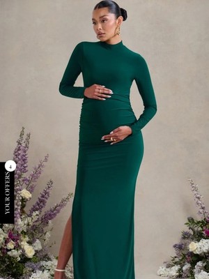 emerald green maternity dress Emerald Green Maternity Dress for Photo Shoot, Boudoir Gown, Photography  Gown, Bridal Tulle Robe, Pregnancy Photoshoot Gown, Baby Bump