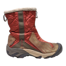Botas de nieve Keen rojas sintéticas 5278-MBBO para mujer Reino Unido 6
