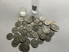 1 Roll Of 50 Mercury 90 Silver Dimes Good Dates Mixed Mints 071526 90rke 1 Roll Of 50 Mercury 90 Silver Dimes Good Dates Mixed Mints 071526 90rke