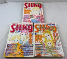 Vintage Zasshi Japanese Manga 1997 Silky Series Set Of 3 Comic Magazines 