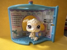 Littlest Pet Shop 1st Generation Poodle with Stackable Doggie Post Office Rare