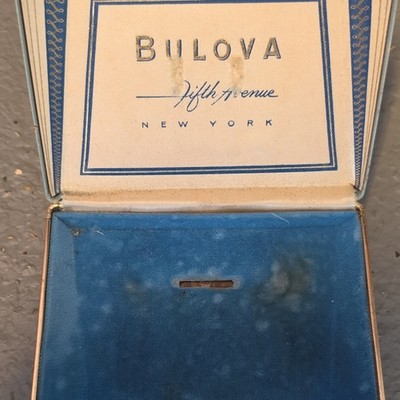 Bulova Fifth Avenue New York Blue Presentation Box for 1-3 Watches