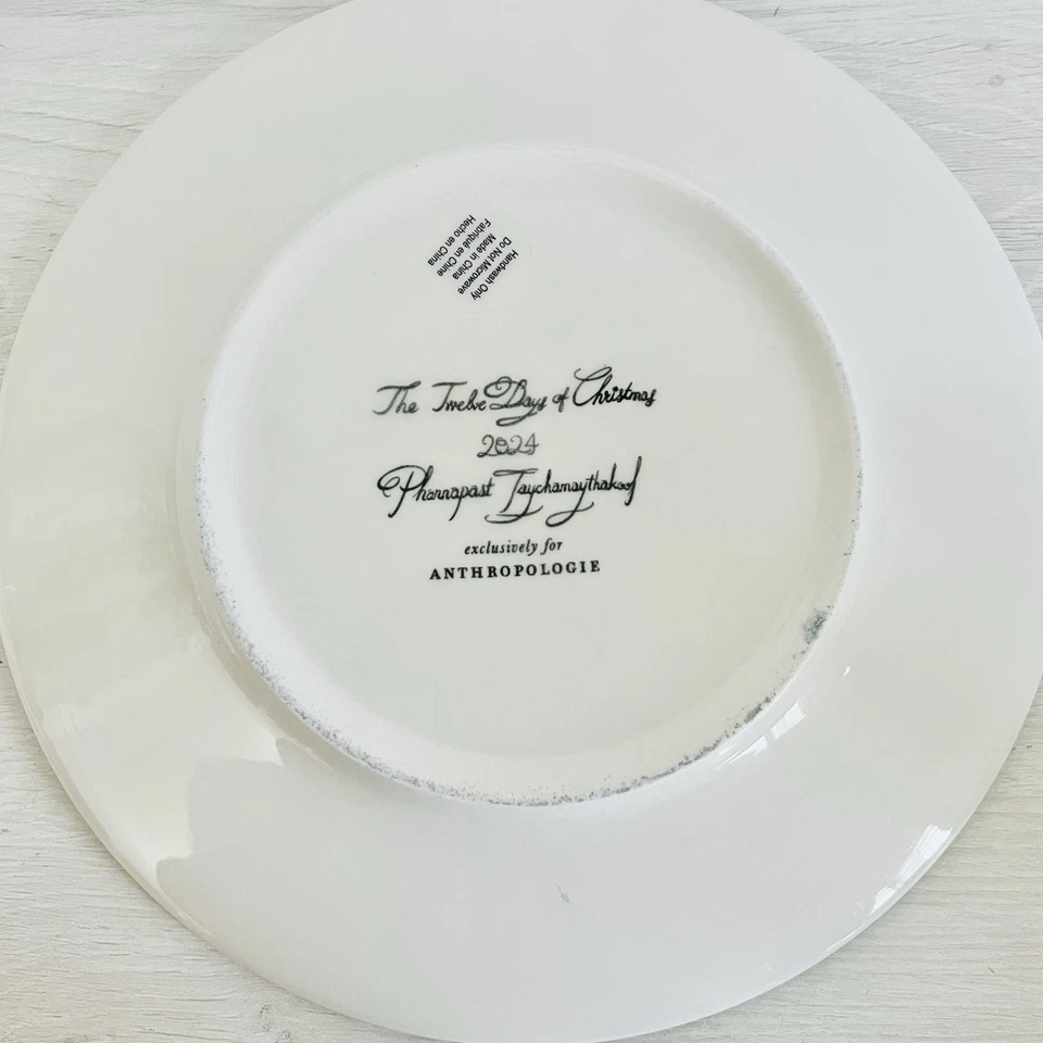 Anthropologie Phannapast Taychamaythakooll 12 días de platos de Navidad #8 y 9 Foto 4 de 4