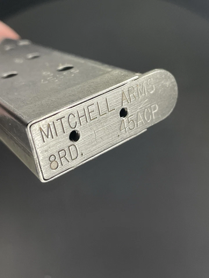 Mitchell Arms 8 rodadas .45 ACP carregador de pistola azulado tamanho completo 1911 governo - Imagem 4 de 4