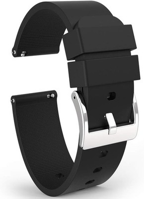 Soft Silicone Strap Compatible with 18mm, 20mm, 22mm Watches Quick Release