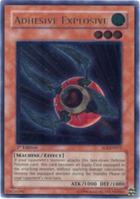 3 x Adhesive Explosive - SOI-EN011 - Rare - Unlimited Edition Near Mint, English