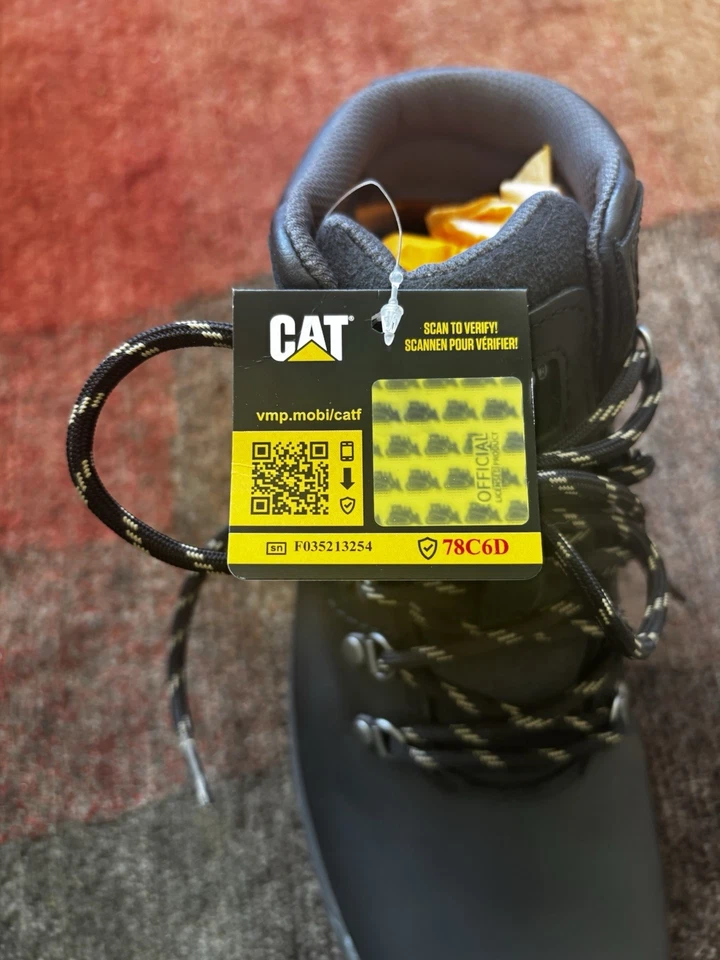 Botas de trabajo Caterpillar negras para mujer - talla 8 - nuevas Foto 4 de 4