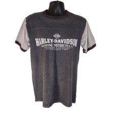 Harley-Davidson Graphic T-Shirt Genuine Motorcycles Biker Tee Mens Size M