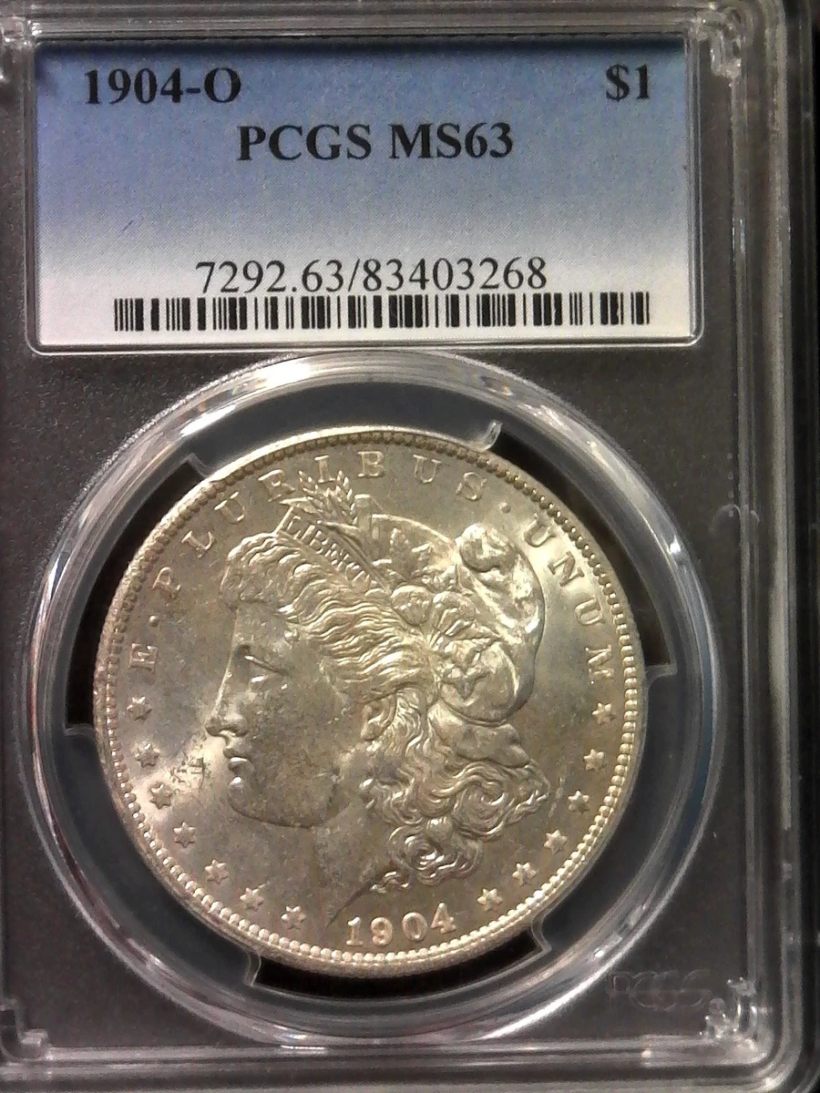 MS 63 Graded 1904 Year Morgan US Dollars (1878-1921) for sale | eBay