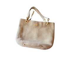 Eric Javits Tote Bag Tan Squishee Shoulder Ba...