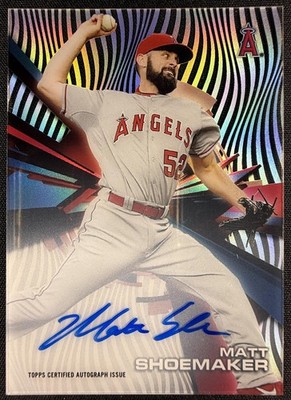 2015 Topps High Tek #HT-MSR Matt Shoemaker Autograph Auto