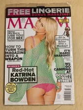february 2012 Maxim #170 Katrina Bowden sexy cover + Lingerie Bonus issue SEALED