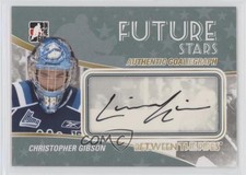 2010-11 ITG Between the Pipes GoalieGraphs Christopher Gibson #A-CG Auto i9i