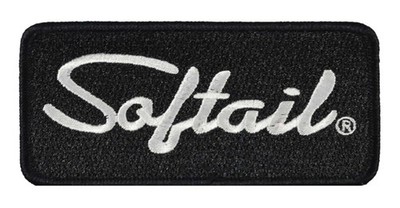 Harley-Davidson Aufnäher Softail Relaunch, Schwarz