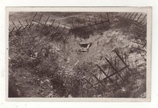 CPA 55 - FORT DE DOUAUMONT : CHUTE D'UN 280 ALL. (MEUSE) VERDUN 14-18 MILITARIA