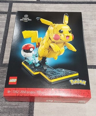 Lego 72152 POKÉMON Pikachu And Poke Ball 2050 pcs - NEW in Factory 