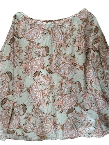 Emma James Paisley ROCK ÜBERGRÖSSE NEU DAMENGRÖSSE 16 W 100 % Baumwolle