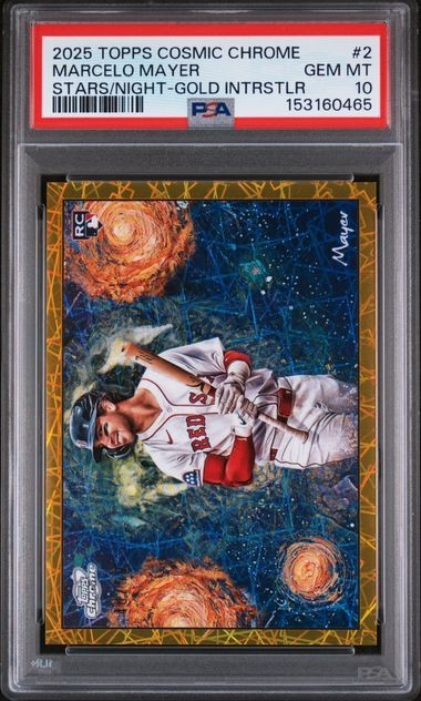 #327 -PSA 10 2025 Cosmic Marcelo Mayer Stars/Night Gold /50 [10/09 BRG]