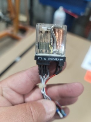 27E163 Plug-In Relay 12V DC 23A 3PDT 11-Pin