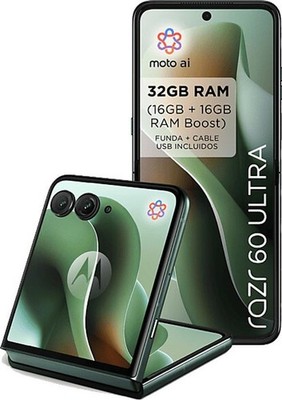  Motorola razr 60 Ultra 512 GB Schwarz (6.96'') Dual-SIM Android 15 5G USB Typ-C