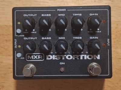 MXR M151 Double shot Distortion Guitar Effects Pedal-BULK/SAVE ^35%/SHIP DISC.