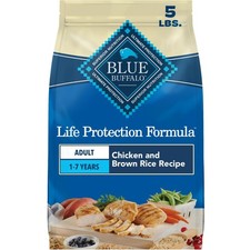 Blue Buffalo Life Protection Adult Dry Dog Food Chicken Brown Rice 5 lb
