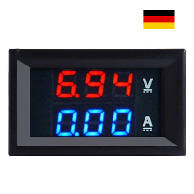10A 100V LED Digitalanzeige Volt Strom Spannungsmesser Voltmeter Amperemeter Neu