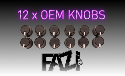 12 x SCHWARZE KNÖPFE OEM DJ MXER PIONEER DJM 500 600 800 RX 2 3 DENON TRAKTOR AKAI