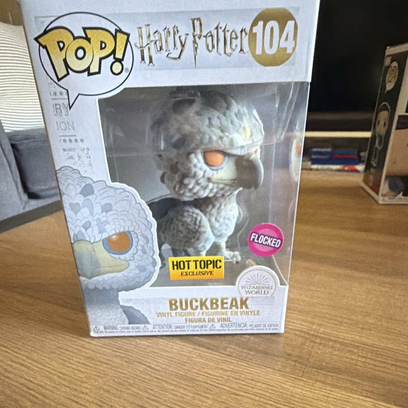 Funko Pop! Vinyl Harry Potter Buckbeak #104 Flocked Hot Topic Exclusive