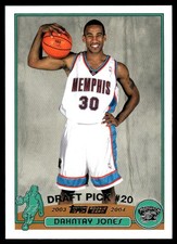 Dahntay Jones 2003-04 Topps #240 Grizzlies NBA READ FREE SHIPPING AutographDen