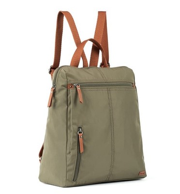 The Sak womens Esperato Recycled Nylon Backpack, Olive Ii  display picture 2