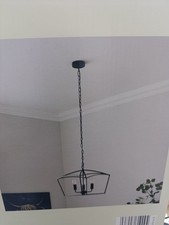 Dunelm Orlando Chandelier Ceiling Light 3 Bulbs