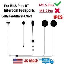 Headsets Earphone Mic Speaker Clip Bracket For M1-S Plus BT Intercom Fodsports