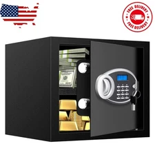 1.6 Cuft Fire proof Safes for HOME USE, Anti-Theft Digital Personal Security ...