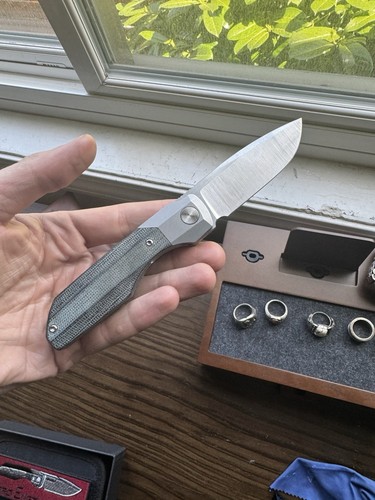 Vero Engineering Synapse - Left Handed- Bōhler M390 / Black Micarta 