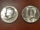 1984 P and 1984  D Kennedy half dollar BU UNCIRCULATED FROM ROLL  (2 COINS)