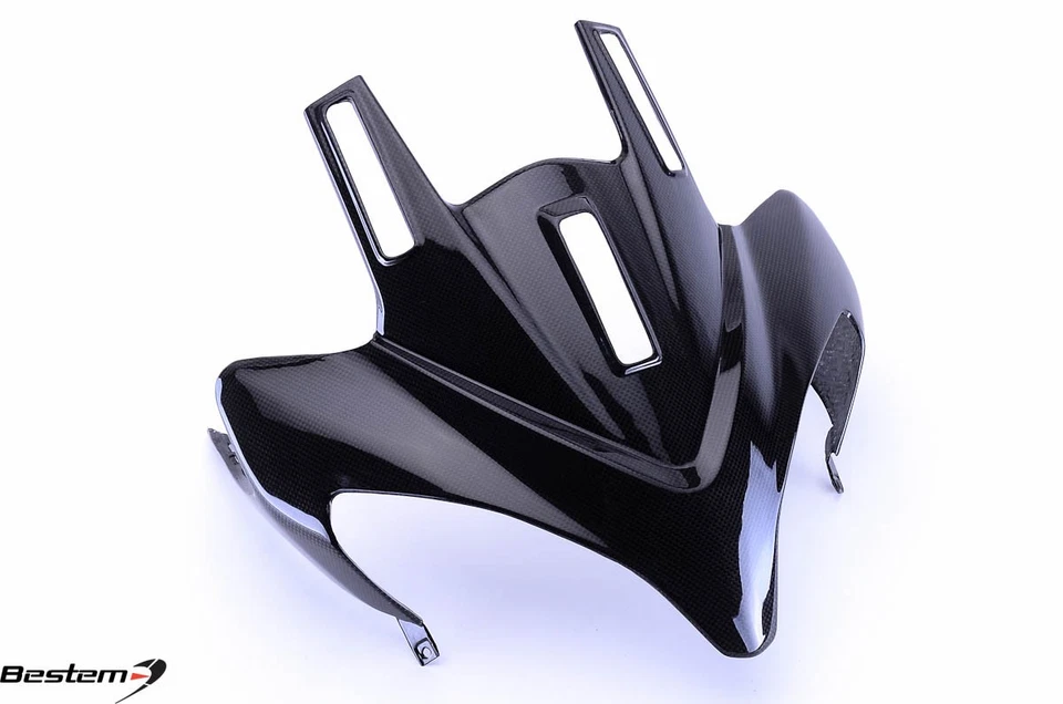 Ducati Multistrada 1200 2010-2012 fibra de carbono carenado delantero cabeza capucha nariz  Foto 2 de 4