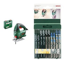 (TG. In valigetta) Bosch PST 650 Seghetto Alternativo Compact Easy, Nero/Green +