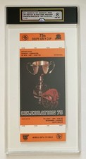 1987 GREY CUP Toronto Argonauts vs Edmonton Eskimos PROOF TICKET Graded 8