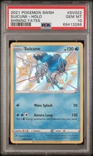 Pokemon TCG Suicune SV022 Shining Fates Shiny Vault Holo English PSA 10 on eBay