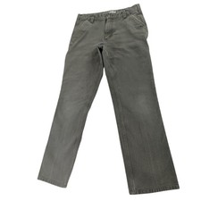 Carhartt Rugged Flex Relaxed Fit Duck Work Pants BN3729-M Green Gray Men s 33x32