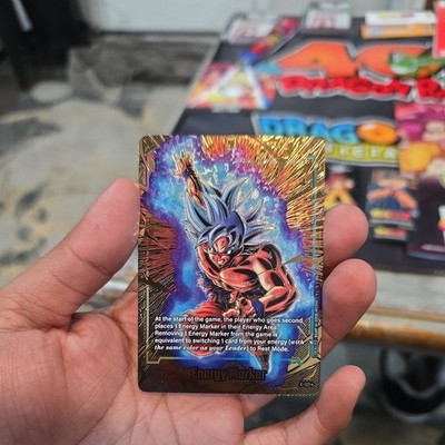 DBS Fusion World 2nd anniversary GOLD Ultra Instinct Goku Energy Marker E-127