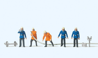 Preiser 79118 FeuerwehrmäNner 5 Figuren Spur N 1:160 Neu + OVP