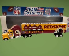 Washington Redskins Limited Edition 2000 NFL 1:80 Scale DieCast Semi Peterbilt