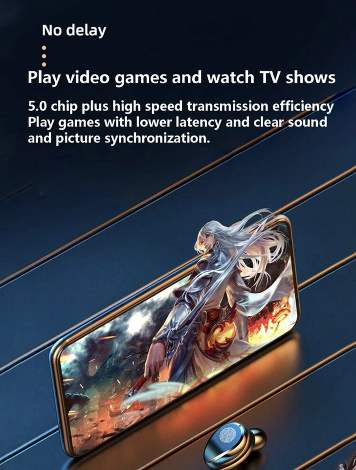 IPX7 High End Noise Canceling Water Proof Headphones . WithDigital Power Display - Image 4 of 4