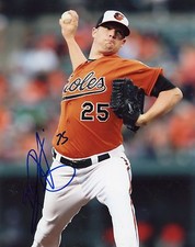 BUD  NORRIS    BALTIMORE  ORIOLES   AUTOGRAPHED  SIGNED  8X10   PHOTO
