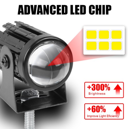 2x Mini foco LED faros de motocicleta alto-bajo conducción antiniebla offorad ATV UTV EE. UU. - Imagen 14 de 32