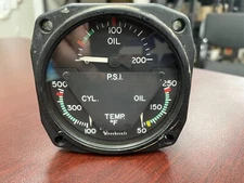 Garwin Tri-Engine Gauge Indicator - P/N: 22-804-08-1